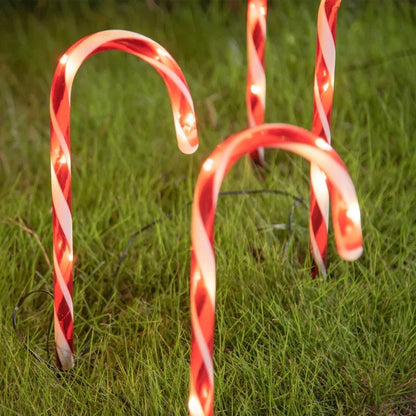 Decoratiune luminoasa 5 acadele, incarcare solara, 40 cm