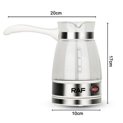 Cafetiera Electrica Raf cu Indicator Luminos, Oprire Automata, Putere 600W, Capacitate 500 ml