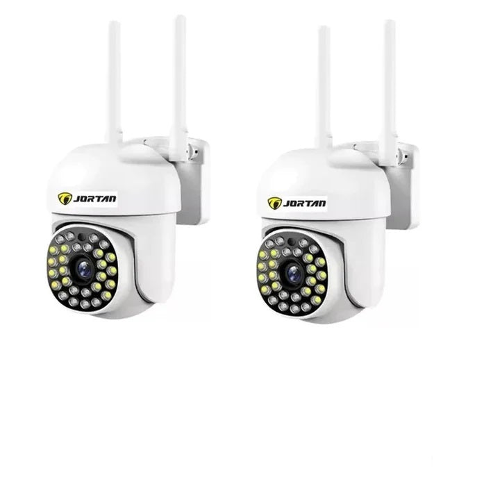 Set 2 x Camere de Supraveghere Video Jortan , 32 Leduri, Rotative, Infrarosu, Rezistanta la apa