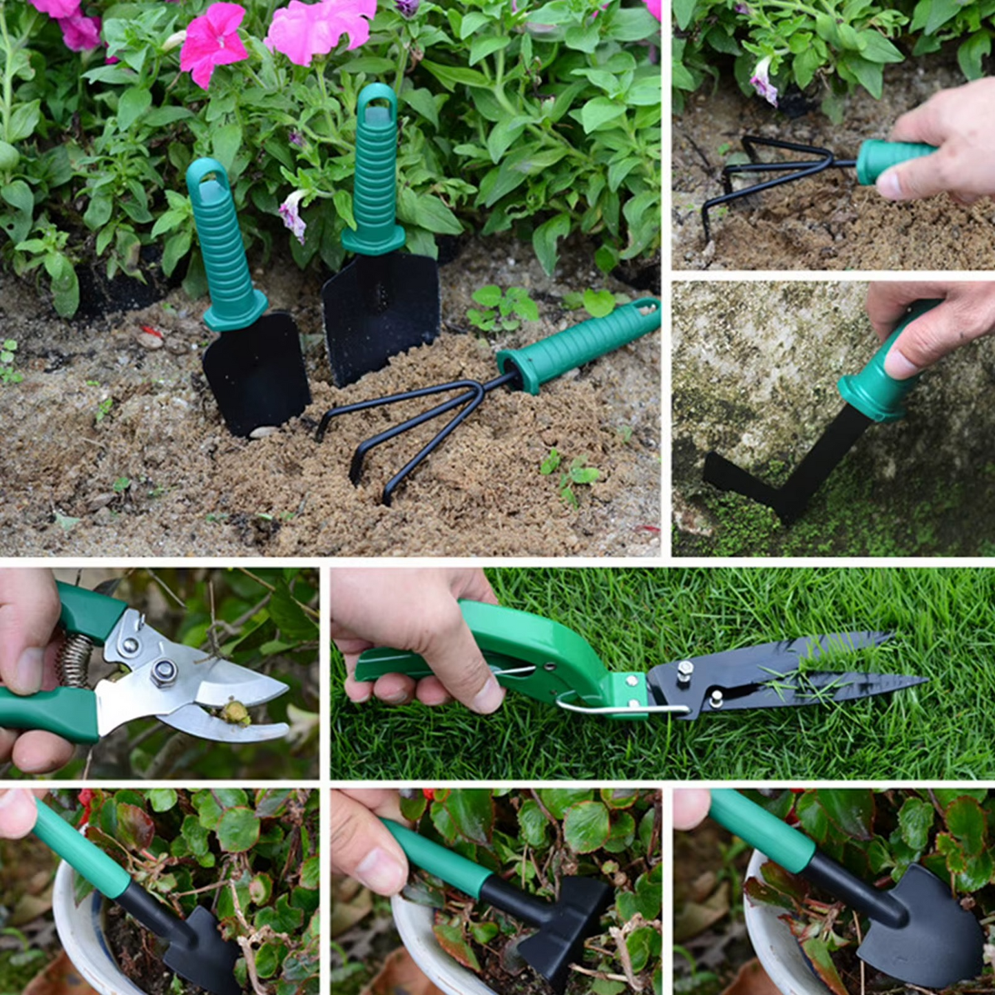 Set profesional de unelte pentru grădinărit – 10 piese esențiale pentru plantare, îngrijire și întreținerea grădinii tale!