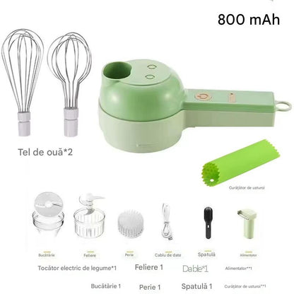 Tocator si maruntitor electric pentru alimente si legume 4 in 1